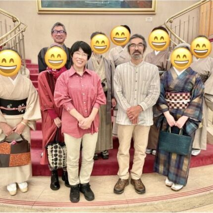 「松本紬」の松本ご夫妻とのランチ会
